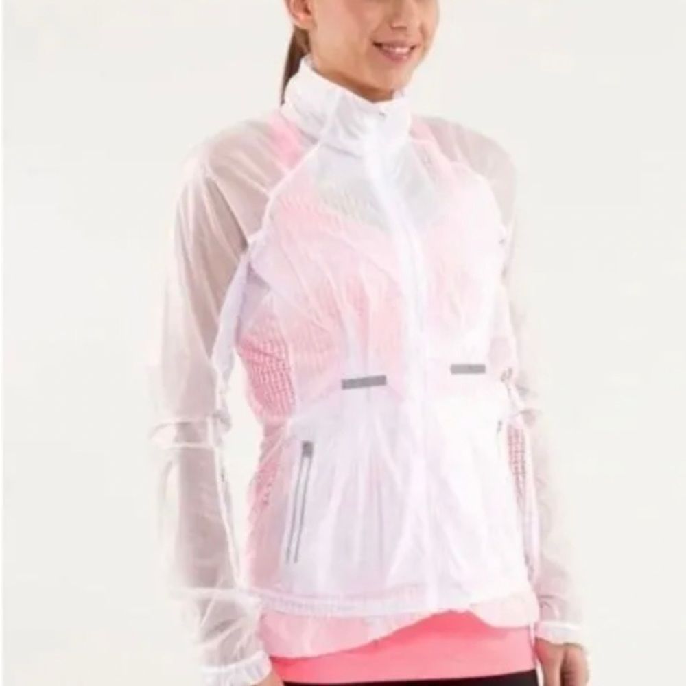 Women's White Mesh Jacket